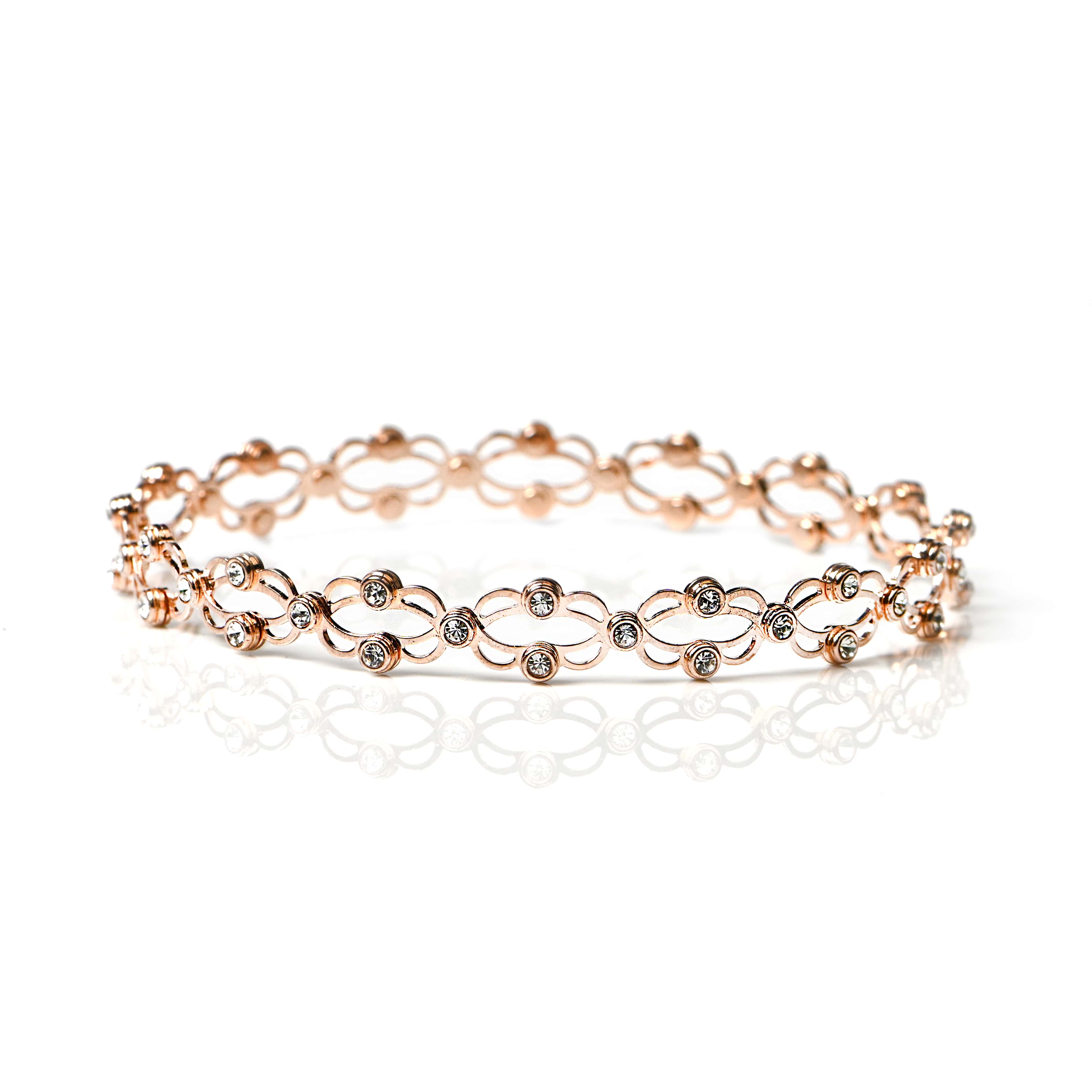 1pc 2 In 1 Magic Retractable Ring Bracelet Creative Stretchable Twist Folding  Ring Crystal Rhinestone Bracelets Women Jewelry Gift | SHEIN